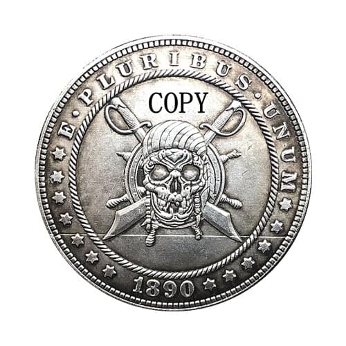 Hobo Nickel 1890-CC USA Morgan Dollar COIN COPY Type 159