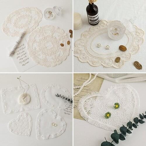 Embroidery Lace Cloth Photography Studio Photography Props For Jewelry Nail Drinks Fotografia Accessoires Acessorio Fotografico