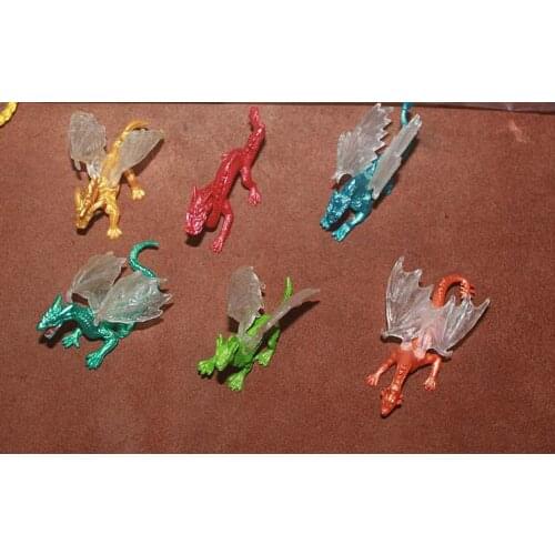 Small pvc figure Simulation animal model toy Simulation scene mythical animal model plastic toy dragon