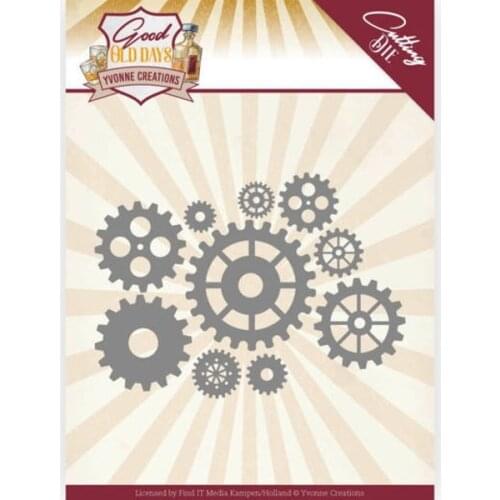 AliliArts Metal Cutting Dies Gear set diy Scrapbooking Photo Album Decorative Embossing PaperCard Crafts Die 2020