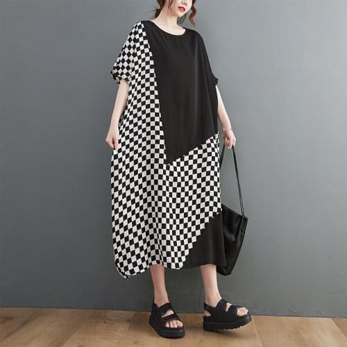 Модные платья в клетку NBHUZEHUA China At AliExpress