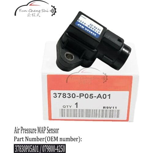 Air Pressure MAP Sensor 37830-P05-A01 079800-4250 For Modified Honda Civic Del Sol Accord CR-V HR-V Logo Prelude Shuttle Odyssey