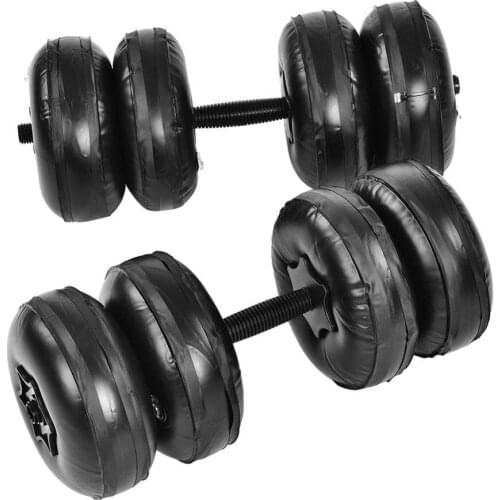 16-25KG Fitness Water-filled Dumbbell Fitness Equipment Arm Muscle Training Adjustable Anti-Impact Water Injection Dumbbell