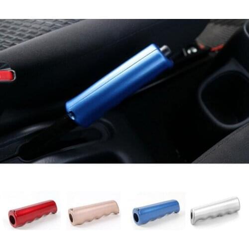 SHINEKA Car-Styling Aluminum Handbrake Hand Brake Decoration Decorative Trim Cover Frame Sticker for Suzuki Jimny 2007