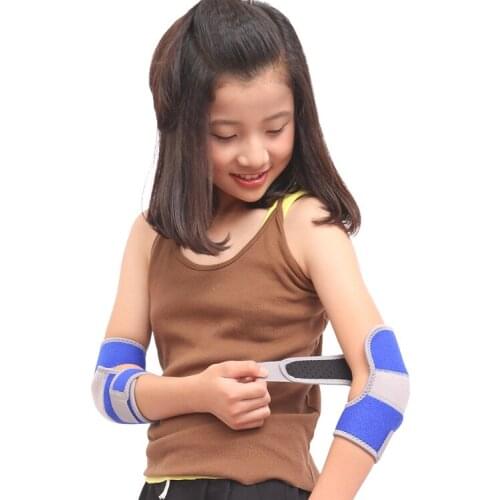 AOLIKES 1 Pair Children Eblow Support Kids Protection Anti-drop Sport Safety Pad Elbow Protector for Cycling Football