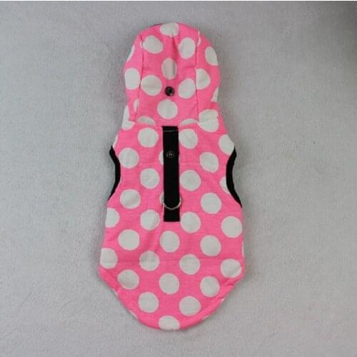 Warm Dog Clothes For Small Dog Windproof Winter Pet Dog Coat Jacket Padded Clothes Puppy Outfit Vest Dot Chihuahua Clothes ML031