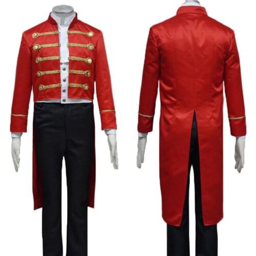The Greatest Showman Playwright Phillip Carlyle Uniform Halloween Musical Film Cosplay Costume C018