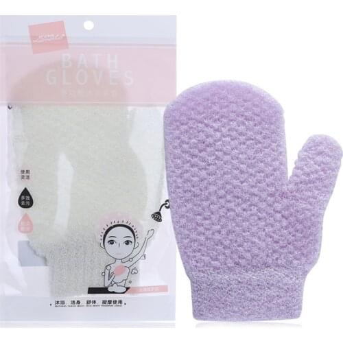Bath For Peeling Exfoliating Mitt Glove For Shower Scrubber Bath Exfoliating Clearner Pad Exfoliator Shower Puff Body Skin SPA