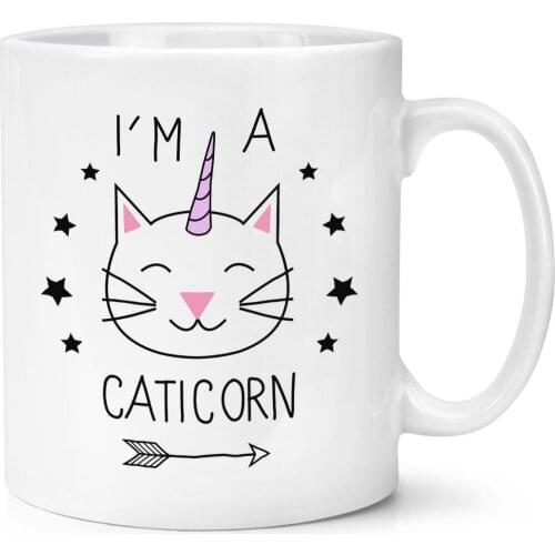 I'M A CATICORN CUP Unicorn Animal Funny Crazy Cat Lady Novelty MUG