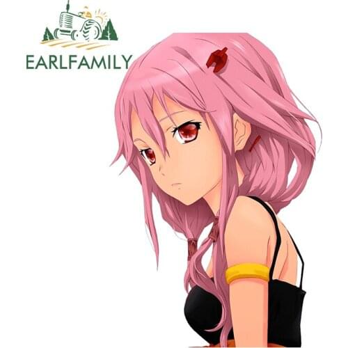 EARLFAMILY 13cm x 9.1cm for Guilty Crown RV Funny Car Stickers Creativite Vinyl Decal Personality Air Conditioner Decoration