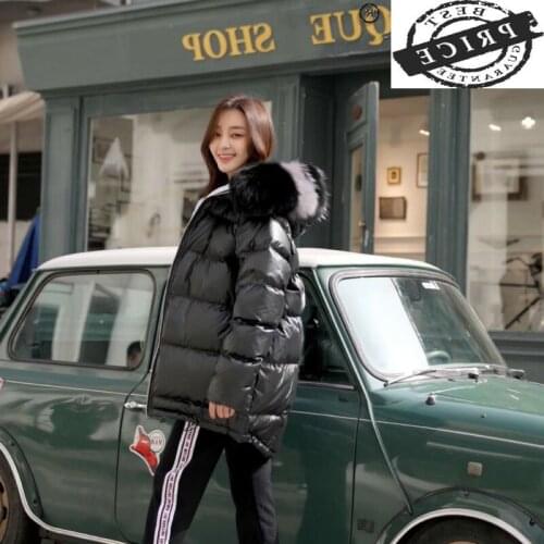 Winter Down Womens Jacket Woman Parkas 2021 Streetwear Real Fox Fur Hooded White Duck Down Coat Female Down Parkas Hiver