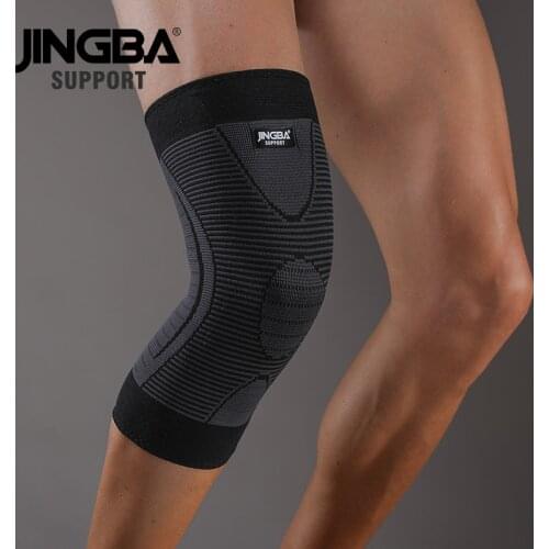 JINGBA SUPPORT 1PC Nylon Compression Knee Brace Basketball Sports Knee Pads Support Knee Joint Protection Drop Shipping
