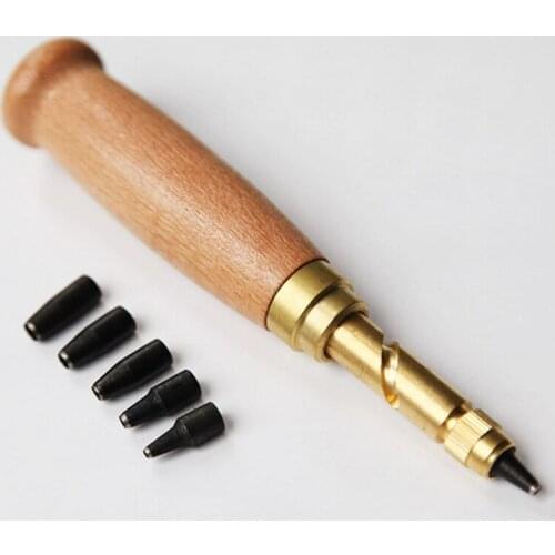 6pcs/set Automatic Belts Punch Replaceable Long Mute Rotary Punching Punchers Craft Tools