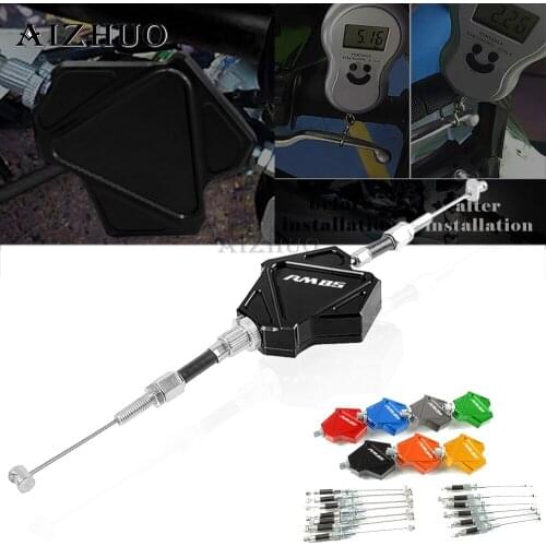 Motorcycle Accessories CNC Aluminum Stunt Clutch Lever Easy Pull Cable System For Suzuki RM85 RM 85 2005 2006 2007 2008-2017
