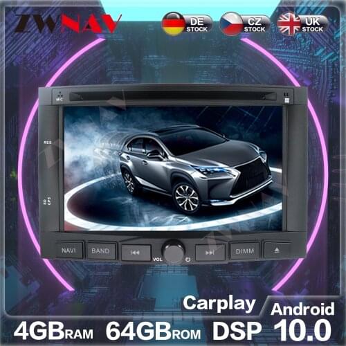 Android 10.0 4G+64G Car Multimedia Player GPS Navigation for PEUGEOT 3008/Peugeot 5008 Auto Stereo Head UnitRadio Tape Recorder