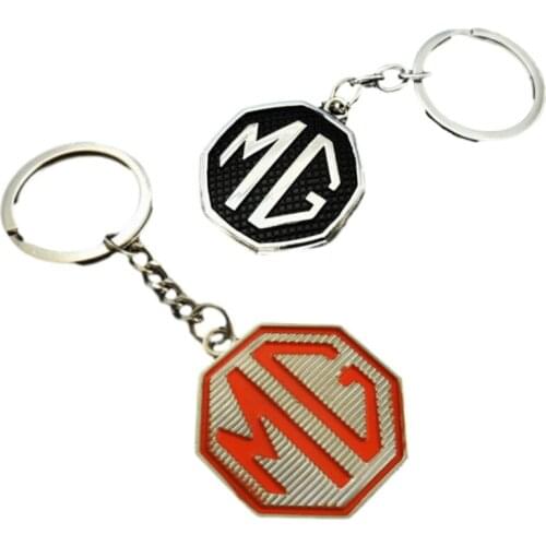 Car Key Pendant For MG Logo Keychain Metal Key Ring Holder for MG3 MG5 MG6 MG7 TF ZR MGZS MGES MGGS Morris 3 Auto Accessories