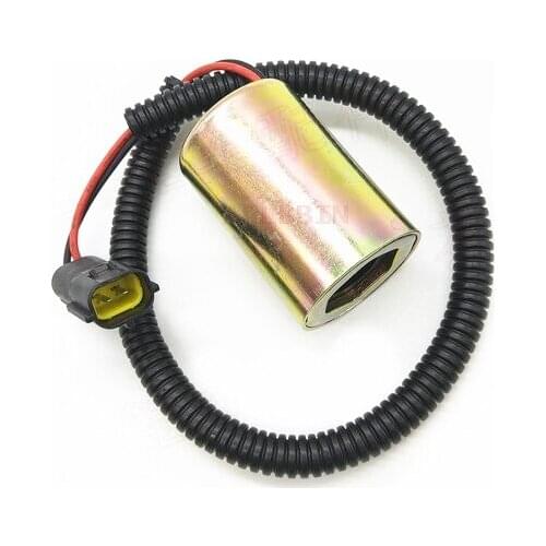For DOOSAN DH60-5/7 DX Excavator solenoid valve coil 12V Small plug H:52.6mm 14m excavator accessories