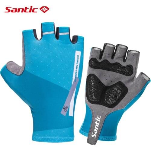 Road short finger cycling gloves breathable anti-skid bike half finger