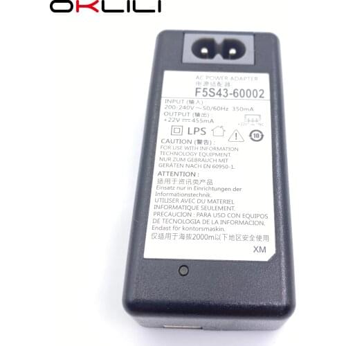 F5S43-60001 AC Adapter Charger Power Supply +22V 455mA for HP 1110 1112 1115 3830 3832 3833 2130 2600 3630 3635 3700 3830 3755