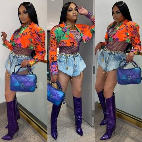 Женские пиджаки с коротким рукавом FELYNG China At AliExpress