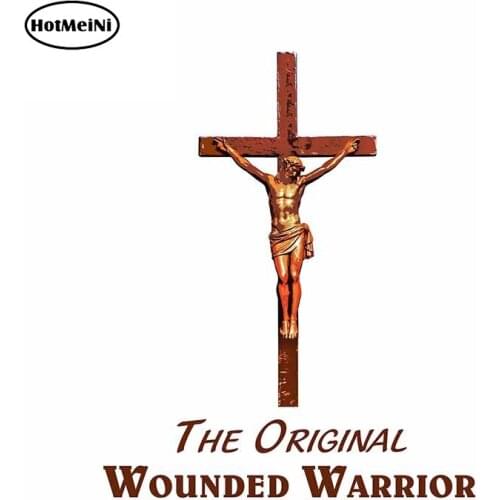 HotMeiNi 13cm x 10.6cm for The Original Wounded Warrior Car Stickers Trunk Windshield VAN Motorcycle Camper Fine Anime Decal