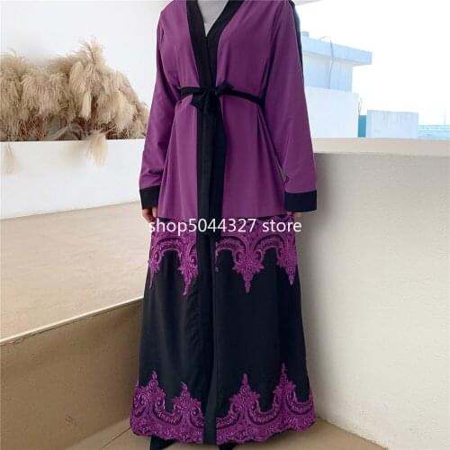 Eid Mubarak Abaya Kimono Mujer Cardigan Hijab Muslim Dress Kaftan Dubai Oman Caftan Turkey Islamic Clothing Abayas For Women
