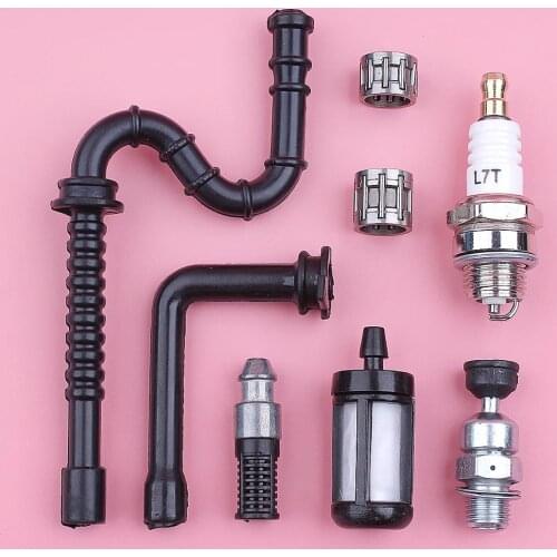 Fuel Oil Filter Line Hose Kit For Stihl 024 026 MS240 MS260 MS 240 260 Decompression Valve Needle Bearing Chainsaw Replace Part