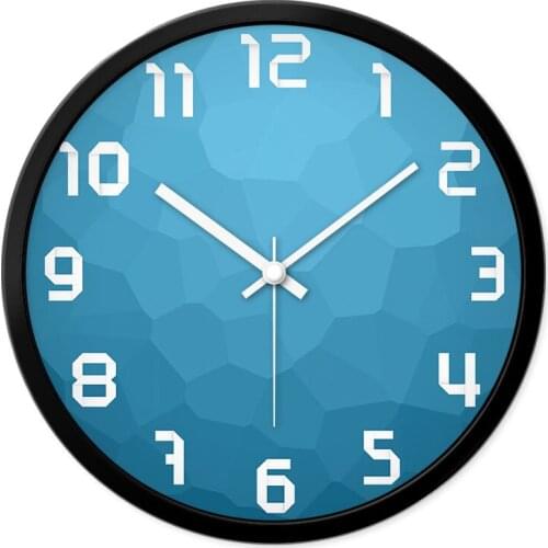 Creative wall clock living room clocks modern minimalist fashion clock mute wall charts Mediterranean decorative