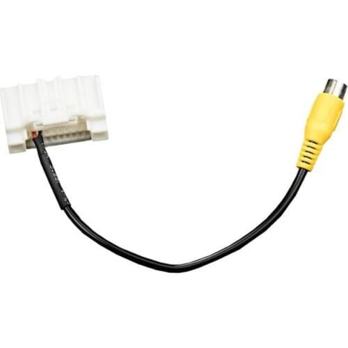 Misayaee Original Video Input RCA Adapter Wire for Jeep Wrangler JKU Jeep JK YJ TJ JK J8 Rubicon Sahara Unlimited Sahara