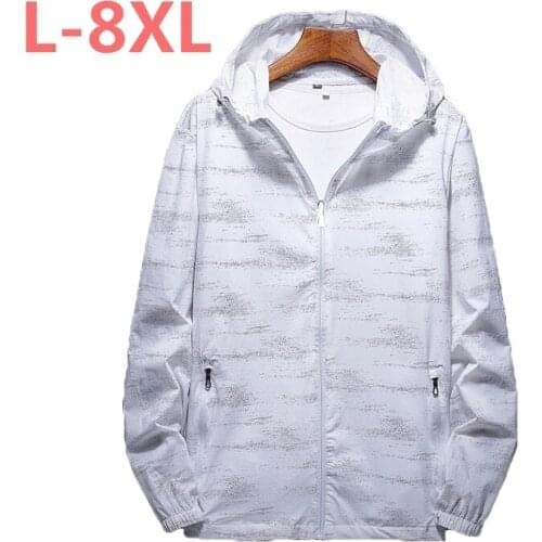 NEW big size 9XL 8XL 7XL 6XL 5XL 4XL Mens Waterproof Jackets Men Spring Autumn Jacket Coats Male Brand Clothing Plus Size