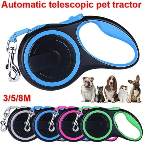 Long Powerful Pet Leash Durable Nylon Retractable Large Dog Walking Leash Can Be Automatically Retractable correa perro
