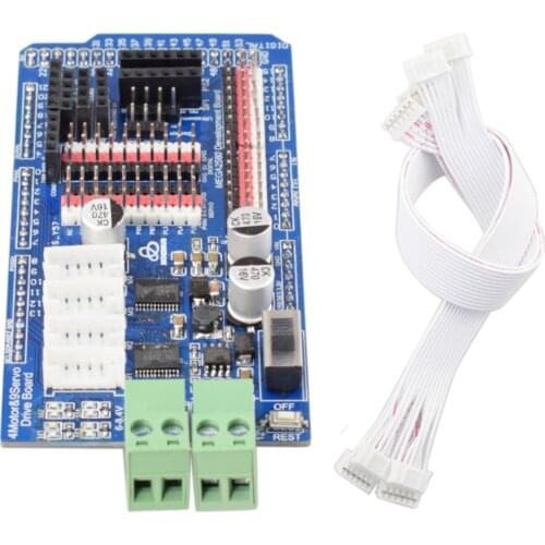 TB6612 Arduino Mega2560 Motor Driver Board for 6-12V DC Encoder Motor PID Closed Loop Mecanum Wheel Robot Tank Chassis Robot Arm