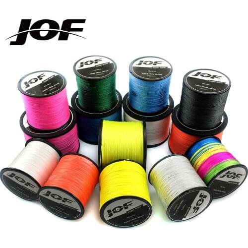 JOF 500M 300M PE Braided Fishing Line 4 Strand 10-120LB Multifilament Fishing Line for Carp Fishing Wire