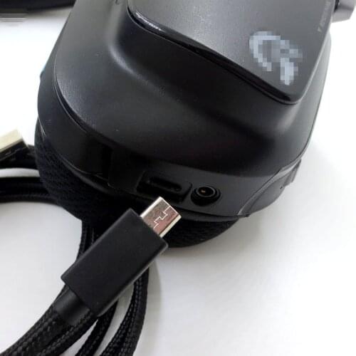 Suitable for Logitech G633 G633s headset cable USB audio cable support call headset glow
