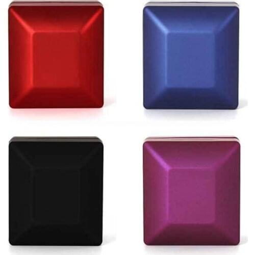 Luxury Ring Leather Box with LED Light Engagement Wedding Rings Case Boxes Red New 2021 dropshipping wholesale