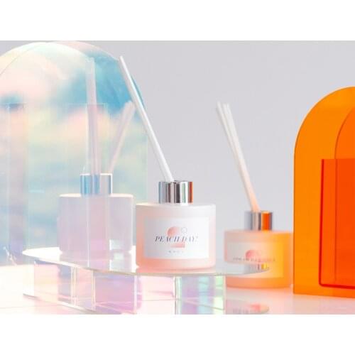 Pink Sweetheart Series 100ml Reed Diffuser Fruit Scent Peach Day Strawberries Cherry Bomb Valentines Day Girlfriend Gift Sets