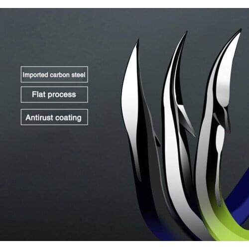 Fish Hook Anti-winding Ghost Tooth Hook Double Hooks Tie The Finished Product Fishing Accessories Iseuni Fish Fishing Hook Set