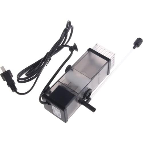 5W Oil Film Remover Water Protein Surface Skimmer Filter For Fish Tank Aquarium Fish Aquatic Pet Supplies