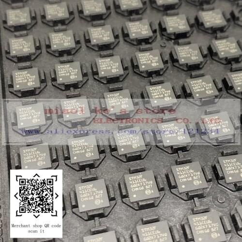 [1pcs]100%New original: STM32F411CEU6 STM32F411CEU6TR - IC MCU 32BIT 512KB FLSH 48UFQFPN