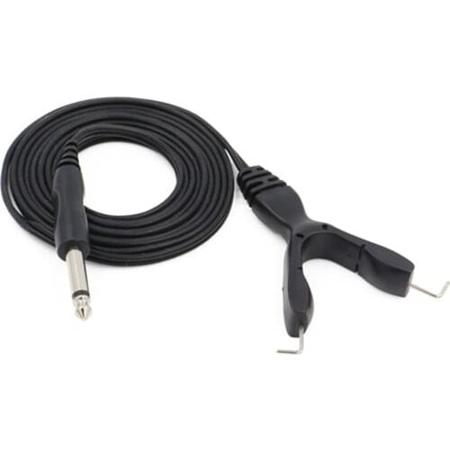 1pcs RCA Silicone tattoo Clip Cord Tattoo Supply Black Rubber Silicone Tattoo Clip Cord For Tattoo Machine Free Shipping