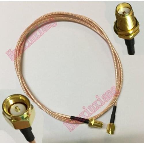 1PCS SMA Male needle plug To SMA Female hole jack RF extension Pigtail Cable RG316 50CM/1M/3M