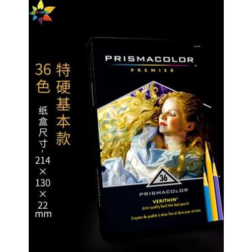 36 Hard core Prismacolor Premier Crayons De Couleur Wood Color Pencil Drawing Painting Stationery Sanford Soft Oily Color Pencil