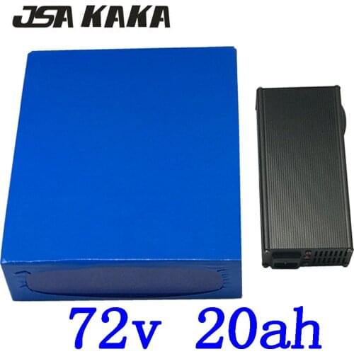 72V 20AH Lithium Battery Pack 72V 2000W 3000W Electric Scooter Battery 72V 20AH Electric Bike Battery with 5A charger free duty