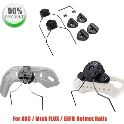 EARMOR Tactical Headset ARC / Mtek FLUX / EXFIL Rails Adapter Attachment Kit Tactical Headphone Adapter Helmet Accessories New
