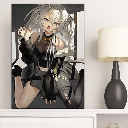 Hololive Posters Shishiro Botan Anime Wall Art Print Posters for Room Aesthetic Canvas Art Poster Picture Print Modern Family