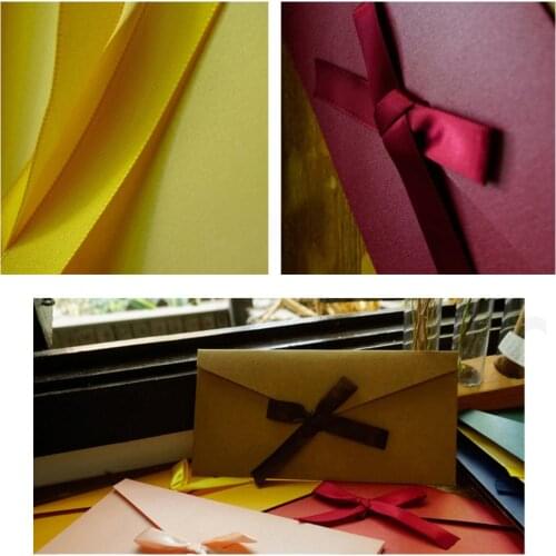 10pcs Lovely Ribbon Envelope European Style Envelope Wedding Birthday Envelope Party Invitation Envelope Supplies Accessories