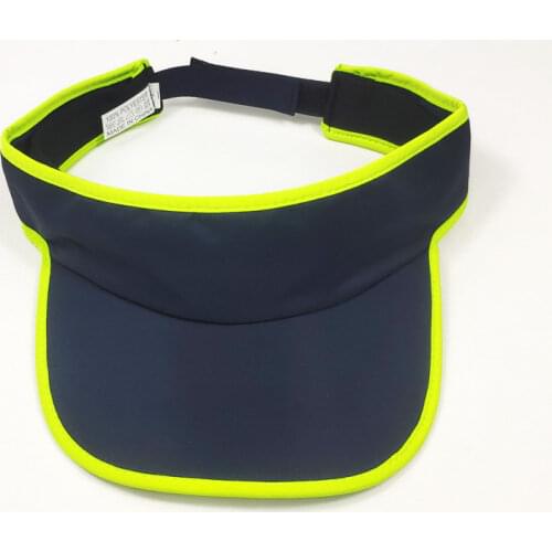 Outdoor Plain Lime Green Mens Visor Caps Neon Pink Women Sun Visor Hat Swimming Tennis Running Sport Visors