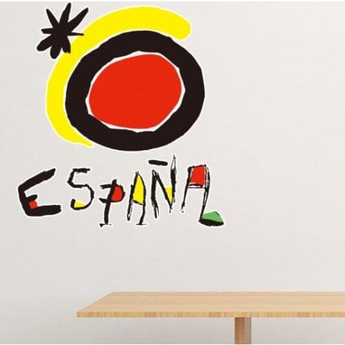 Red Yellow Sunshine Espanol Removable Wall Sticker Art Decals Mural DIY Wallpaper for Room Decal