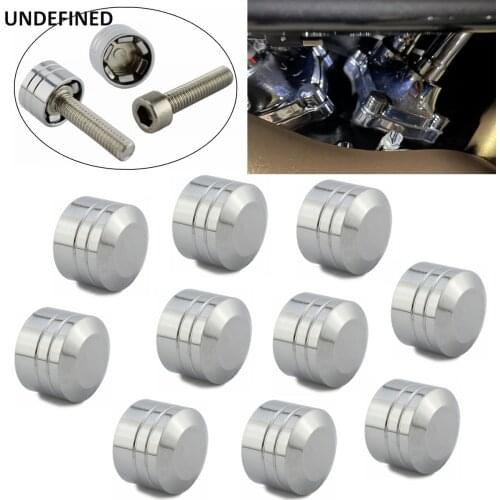 Motorcycle Head Bolt Cover Schrauben Motor Topper Caps fit 7.5mm-10mm Screws Bolts For Harley Twin Cam Dyna Softail Sportster