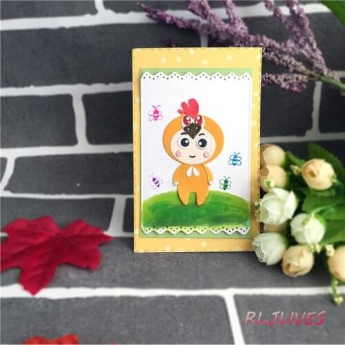 Cartoon Chick Metal Cutting Dies Stencils for DIY Scrapbooking photo album Decorative Embossing DIY Paper Cards